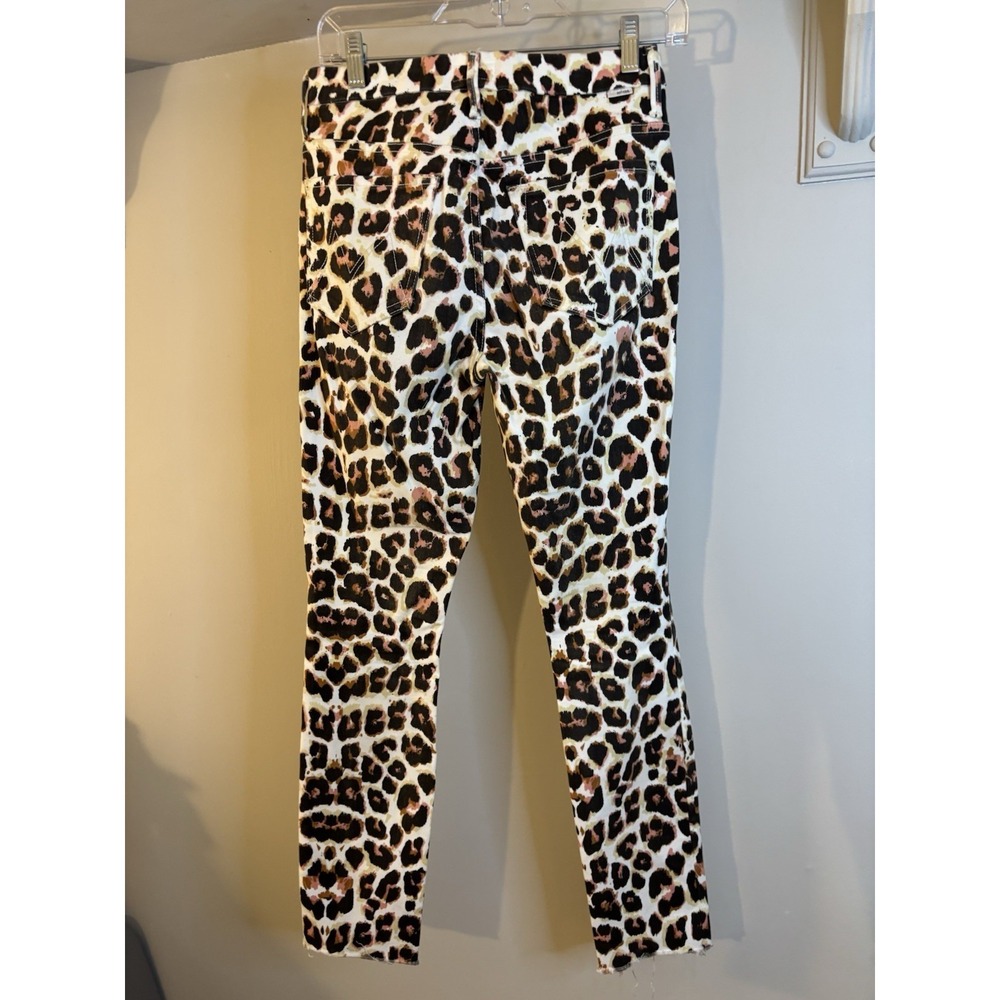 MOTHER High Waisted Looker Cheetah Print Jeans 26 Touch of the Tiger - Picture 5 of 7